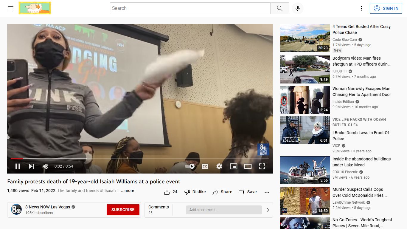 Family protests death of 19-year-old Isaiah Williams at a ... - YouTube